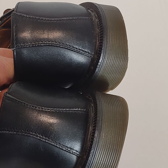 Men's Black Leather Monk Strap Shoes - Picture 9 of 9